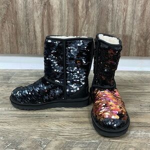 NEW UGG Reversible Sequin Boots
